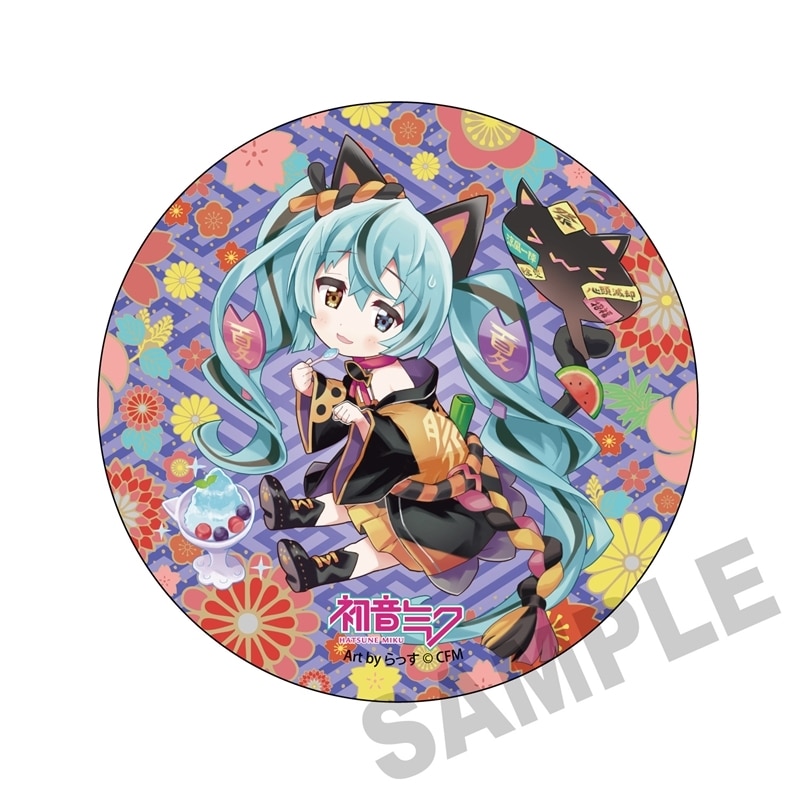 初音ミク×招き猫 メガ缶バッジスタンド 初音ミク黒猫 Art by らっす
 
2025年12月発売