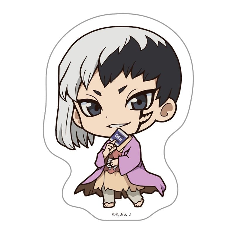 Dr.STONE ダイカットステッカー あさぎりゲン【再販】
 アニメイトで
2025年12月中旬発売