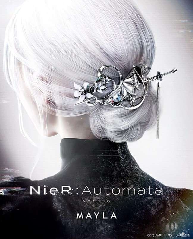 ニーア オートマタ Ver1.1a アイコニック ヘアオブジェ マジェステ + 簪 [BK]2B
 
2026年04月発売