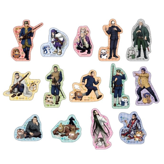 ゴールデンカムイ×どうぶつフォーゼ ダイカットステッカーコレクション アニメイトで
2026年02月発売