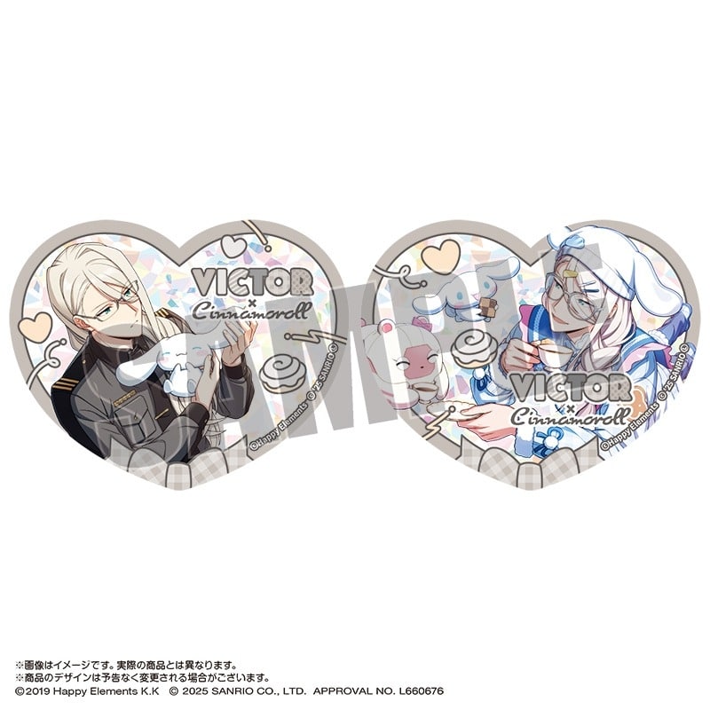 エリオスライジングヒーローズ × サンリオキャラクターズ ぴくりあプレートhologram 2.ヴィクター・ヴァレンタイン×シナモロール アニメイトで
2025/10/24 発売