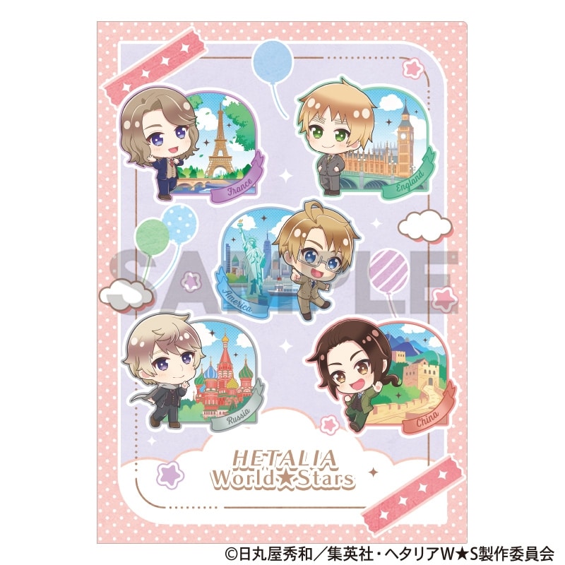 ヘタリア World★Stars シングルクリアファイル ピンク ちまにわ
 アニメイトで
2025年10月発売