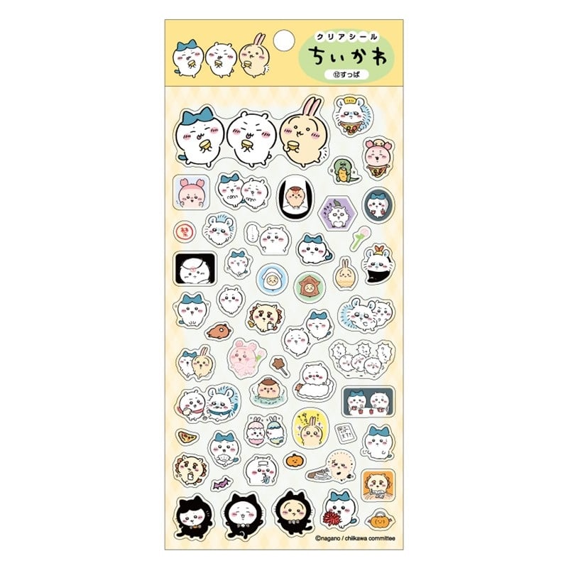 ちいかわ クリアシール ⑫すっぱ【再販】
 
2026年01月発売
 【アニメイト】