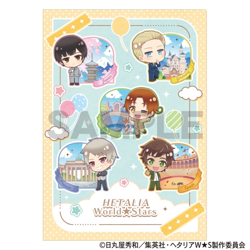 ヘタリア World★Stars シングルクリアファイル イエロー ちまにわ
 アニメイトで
2025年10月発売