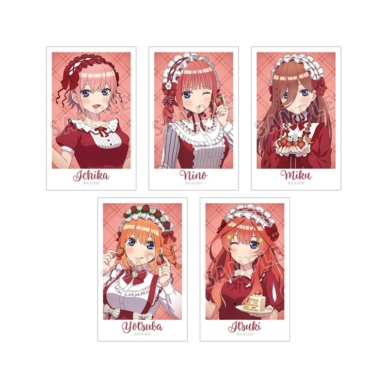 五等分の花嫁* 描き下ろし ショートケーキイメージコーデver. インスタントカメラ風イラストカード5枚セット
 
2026年1月17日発売