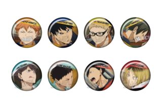 ハイキュー!! 百面相缶バッジ vol.2【再販】
 アニメイトで
2024年10月上旬発売