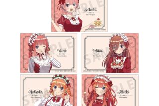 五等分の花嫁* 描き下ろし ショートケーキイメージコーデver. ブロマイド5枚セット
 
2026年1月17日発売