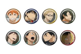 ハイキュー!! 百面相缶バッジ vol.1【再販】
 アニメイトで
2024年10月上旬発売