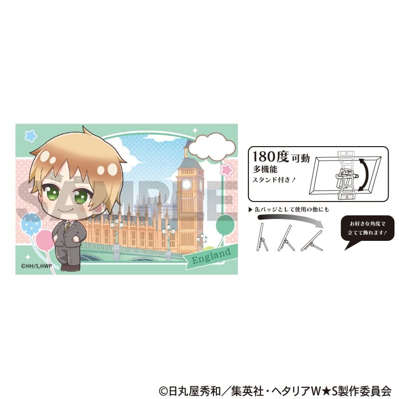 ヘタリア World★Stars アート缶バッジ イギリス ちまにわ
 アニメイトで
2025年10月発売