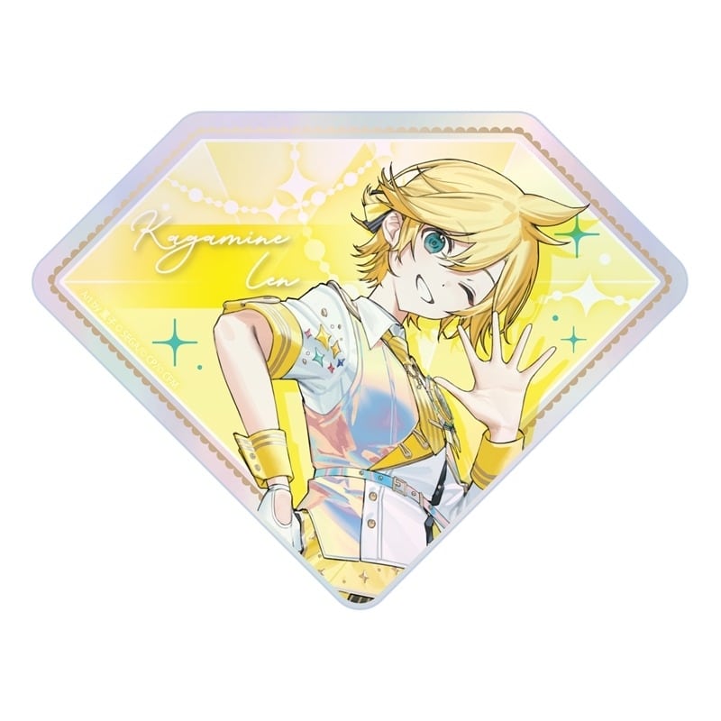 プロセカ 『プロジェクトセカイ 5th Anniversary 感謝祭』ダイヤ型オーロラアクリルブロック3 鏡音レン
 
2025年10月29日発売