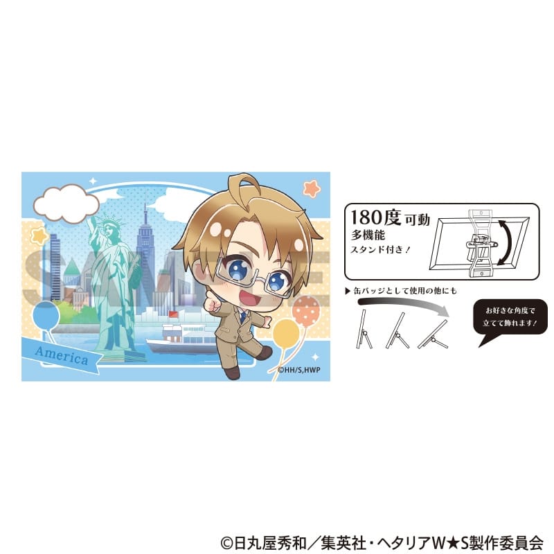 ヘタリア World★Stars アート缶バッジ アメリカ ちまにわ
 アニメイトで
2025年10月発売