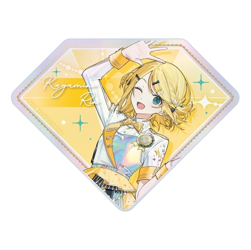 プロセカ 『プロジェクトセカイ 5th Anniversary 感謝祭』ダイヤ型オーロラアクリルブロック2 鏡音リン
 
2025年10月29日発売