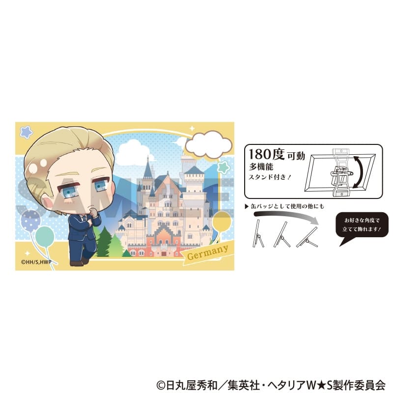 ヘタリア World★Stars アート缶バッジ ドイツ ちまにわ
 アニメイトで
2025年10月発売