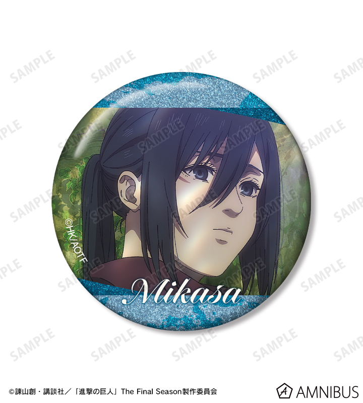 ミカサ 場面写グリッター缶バッジ3個セット