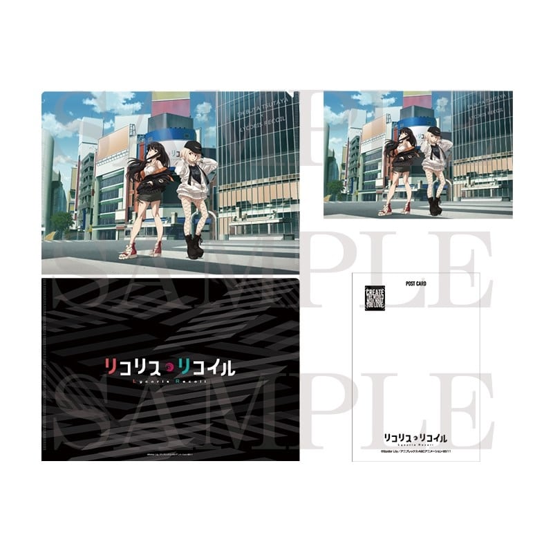 TVアニメ『リコリス・リコイル (リコリコ)』 クリアファイル&ポストカードセット(キービジュアル)
 
2026年02月発売