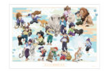 忍たま乱太郎 描き下ろし 全員集合 みんなで飼育実習の段ver. A3マット加工ポスター 2025年12月上旬発売予定