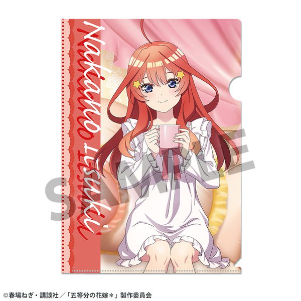 五等分の花嫁* 描き下ろしクリアファイル 中野五月ナイトウェア ver. キャラアニで
                                                2025年11月発売