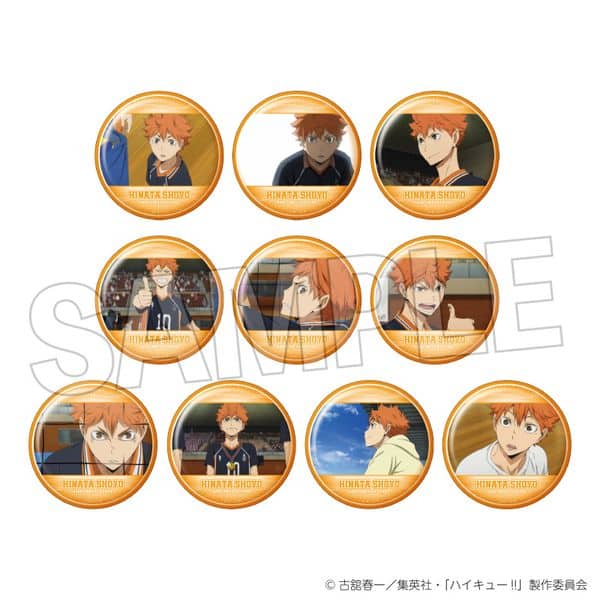 ハイキュー!! トレーディング缶バッジ2 日向翔陽BOX 【1BOX】 キャラアニで
                                                2025年12月発売