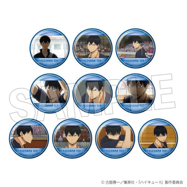 ハイキュー!! トレーディング缶バッジ2 影山飛雄BOX 【1BOX】 キャラアニで
                                                2025年12月発売