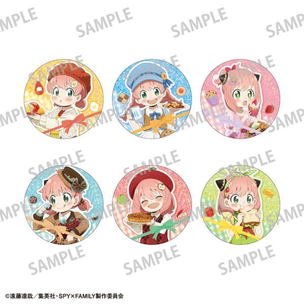 スパイファミリー トレーディンググリッター缶バッジ 食べ物 【1BOX】 キャラアニで
                                                2025年12月発売