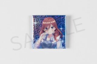 五等分の花嫁* スクエア缶バッジ 中野三玖 キャラアニで
                                                2026年02月発売