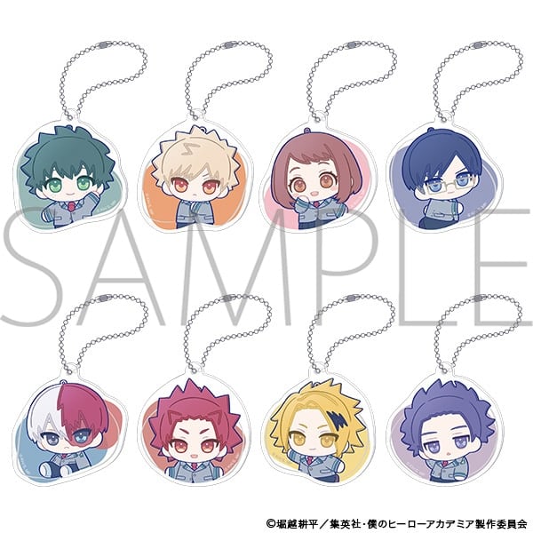 僕のヒーローアカデミア アクリルキーホルダーコレクション/ぬいパル すきっぷ ムービックで2025年12月12日頃より発売