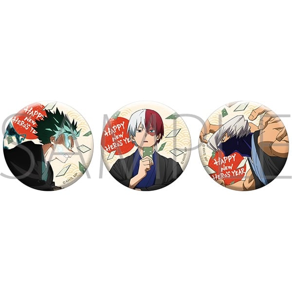 僕のヒーローアカデミア 缶バッジセット/お正月(かるた) ムービックで2025年12月12日頃より発売