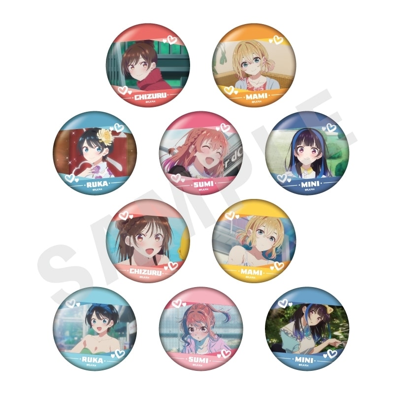 彼女、お借りします (かのかり)トレーディング場面写缶バッジ(全10種)
 
2025年12月発売