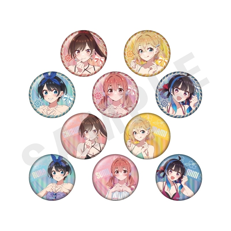 彼女、お借りします (かのかり)トレーディングオーロラ缶バッジ リデザイン(全10種)
 
2025年12月発売