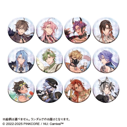NU: カーニバル トレーディンググリッター缶バッジ<ABOX_全12種・ランダム>【カラオケの鉄人コラボvol.2】
 
2026年01月上旬発売