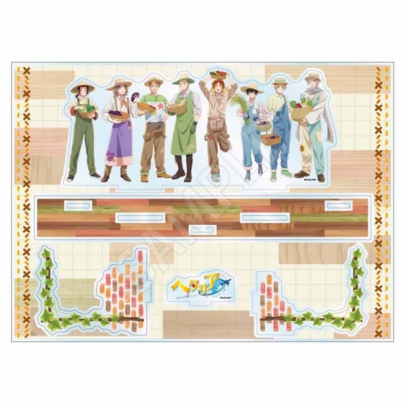 アニメ「ヘタリア World★Stars」 収穫祭 アクリルスタンドジオラマ
 アニメイトで
2025年10月発売