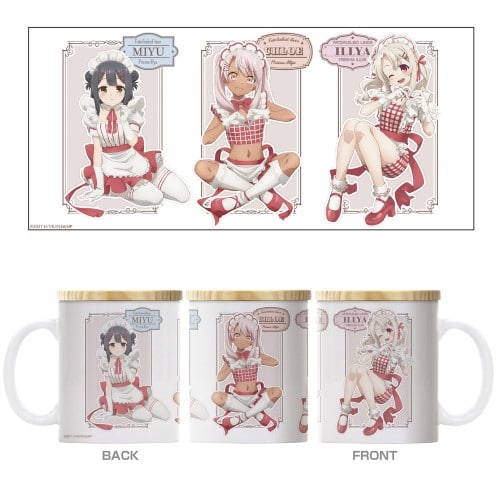 劇場版「Fate/kaleid liner プリズマ☆イリヤ Licht 名前の無い少女」 ウエイトレス服のイリヤ&美遊&クロエ フタ付きフルカラーマグカップ
 アニメイトで
2025年09月発売