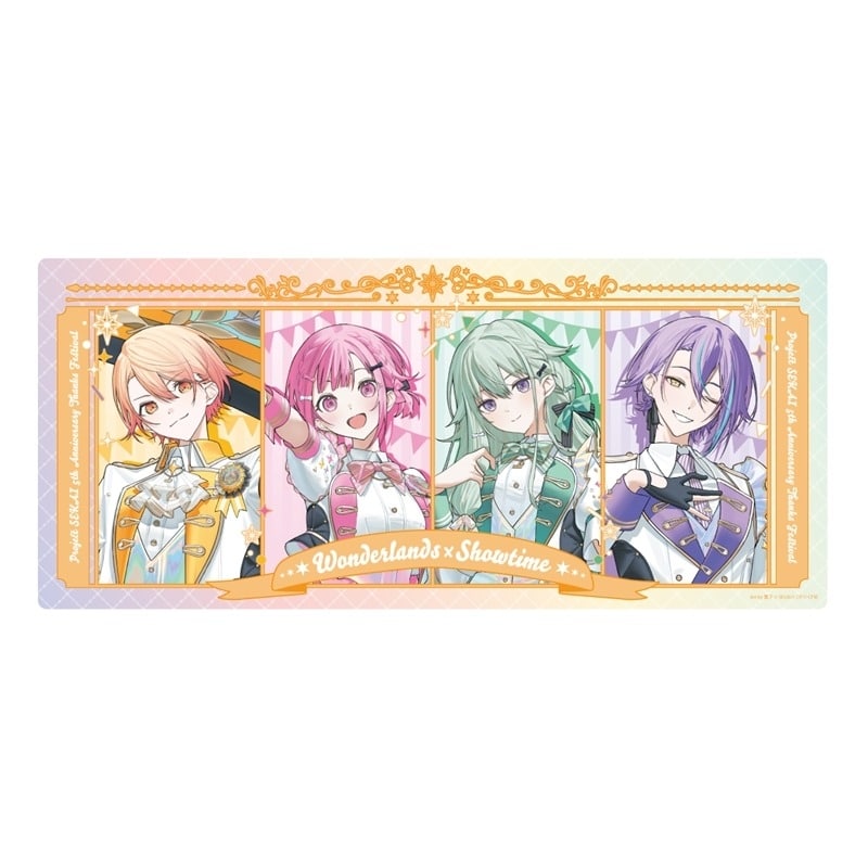 プロセカ 『プロジェクトセカイ 5th Anniversary 感謝祭』デスクマット ワンダーランズ×ショウタイム
 
2025年10月29日発売