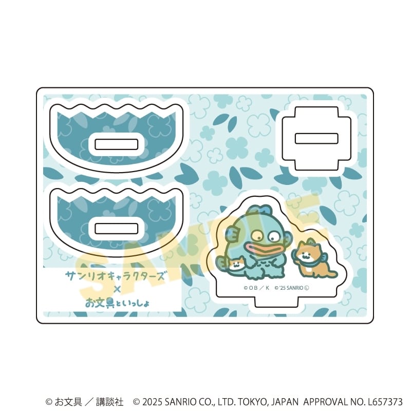 お文具といっしょ×サンリオキャラクターズ ゆらゆらアクリルスタンド5月子猫さん×ハンギョドン(コラボイラスト)
 
2026年01月発売