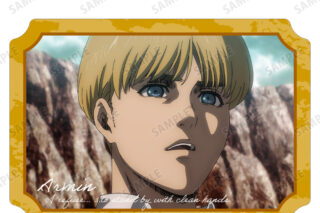 進撃の巨人 アルミン 場面写ダイカットステッカー vol.3 AMNIBUSで2026年2月中旬発売