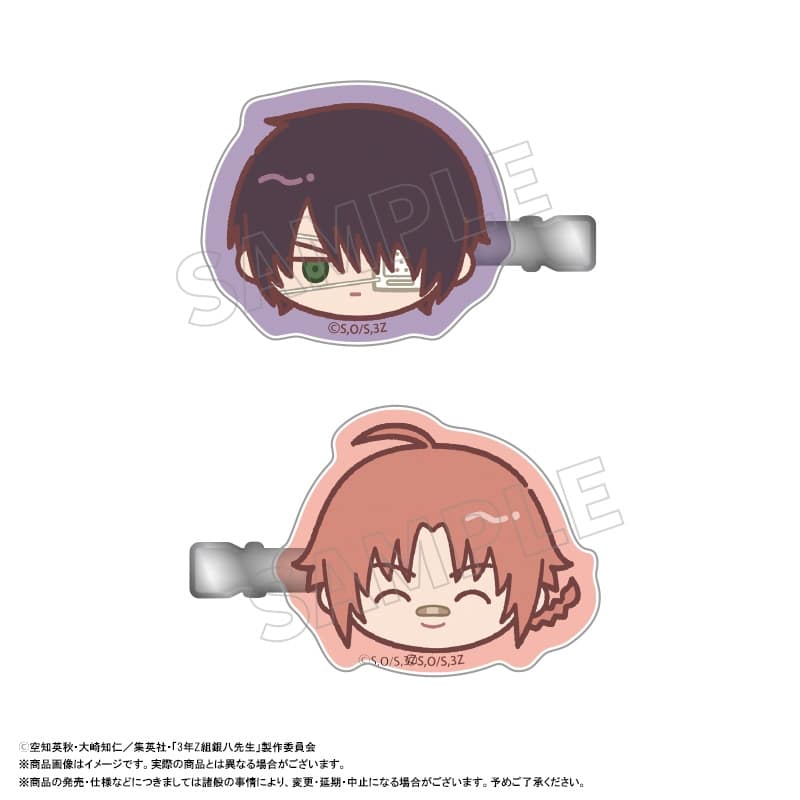 3年Z組銀八先生 ゆるころフェイス ヘアクリップセット C 高杉晋助&神威
 
2025年11月発売