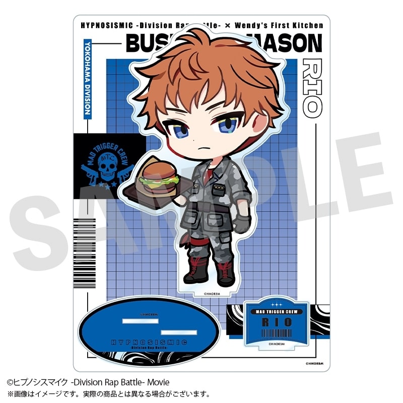 ヒプノシスマイク BIGアクリルスタンド 毒島 メイソン 理鶯 アニメイトで2025年10月発売