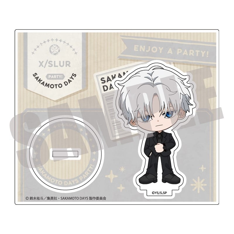 サカモトデイズ アクリルスタンド X(スラー) PARTY ver. 
2025年12月上旬発売