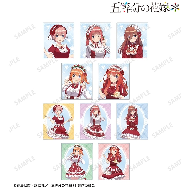 五等分の花嫁* 描き下ろし ショートケーキイメージコーデver. トレーディングアクリルカード
 
2026年1月17日発売
で取扱中 (アニメイト)