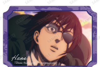 進撃の巨人 ハンジ 場面写ダイカットステッカー vol.3 AMNIBUSで2026年2月中旬発売