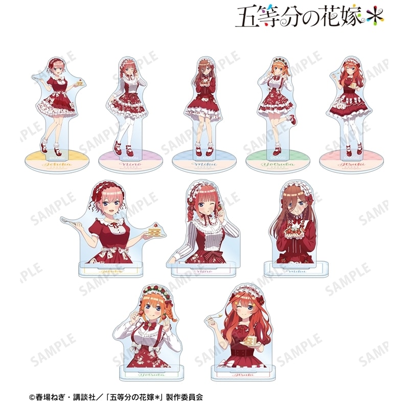 五等分の花嫁* 描き下ろし ショートケーキイメージコーデver. トレーディングアクリルスタンド
 
2026年1月17日発売