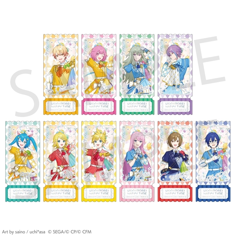 プロセカ コネクトライブ MORE MORE JUMP!× ワンダーランズ×ショウタイム わん!もあ!HAPPY TIME チケット風カードセット[ワンダーランズ×ショウタイム]
 
2026年02月中旬発売