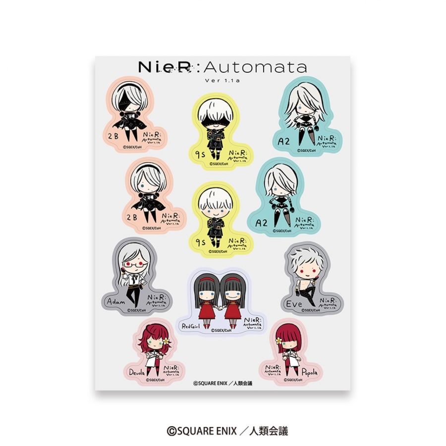 NieR:Automata Ver1.1a GG3耐ステッカーセットB
 
2026年01月発売