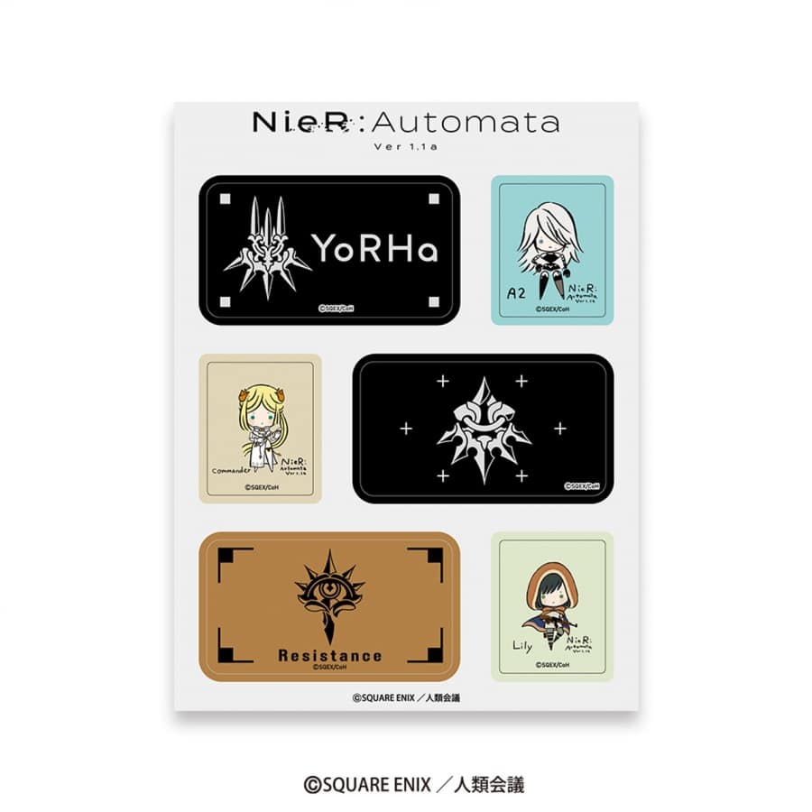 NieR:Automata Ver1.1a GG3耐ステッカーセットA
 
2026年01月発売