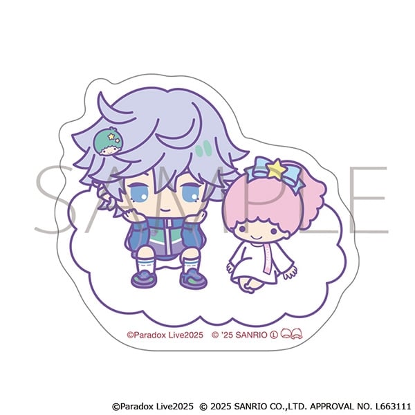 パラライ ステッカー/矢戸乃上 那由汰×リトルツインスターズ　サンリオキャラクターズ
 アニメイトで
2025/11/28 発売