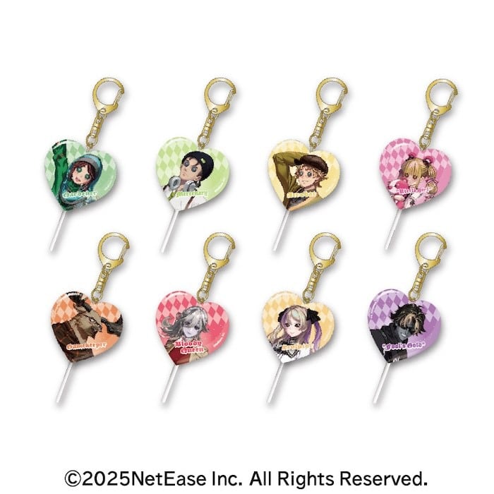 Identity V 第五人格 ハートキャンディ型アクリルキーホルダー
 アニメイトで
2025年12月発売