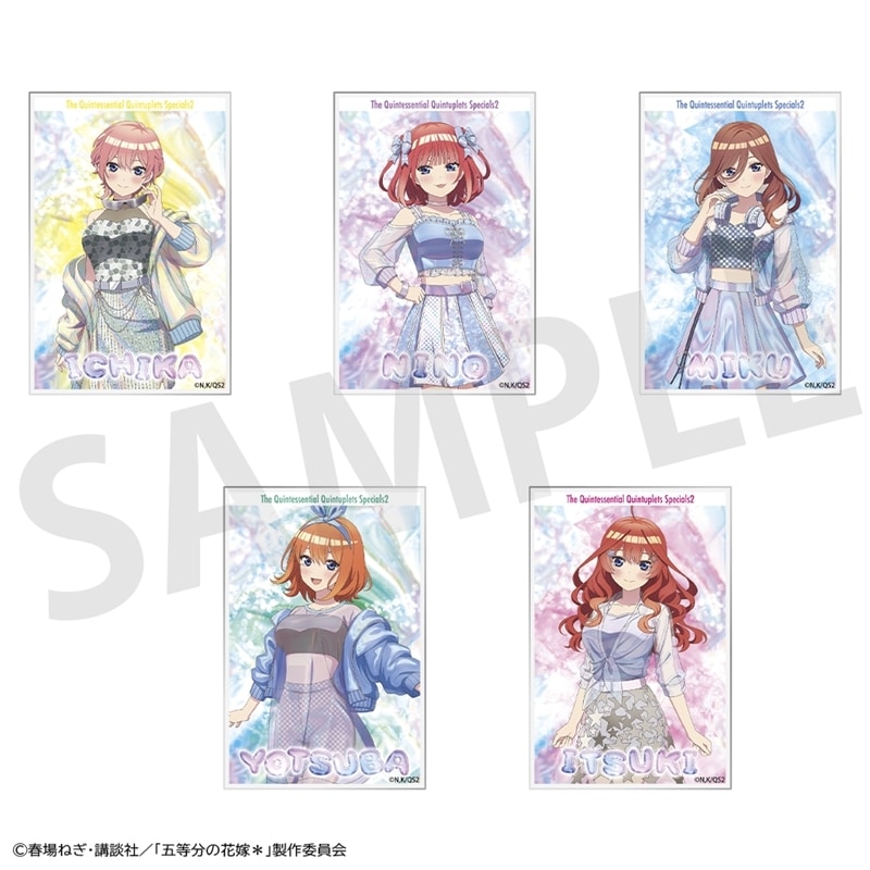 五等分の花嫁* トレーディングアクリルカード
 
2026年02月発売
で取扱中 (アニメイト)