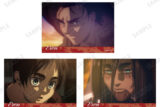 進撃の巨人 エレン 場面写ブロマイド3枚セット vol.2 AMNIBUSで2026年2月中旬発売