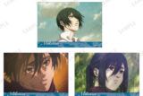 進撃の巨人 ミカサ 場面写ブロマイド3枚セット vol.2 AMNIBUSで2026年2月中旬発売