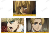進撃の巨人 アルミン 場面写ブロマイド3枚セット AMNIBUSで2026年2月中旬発売